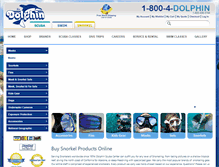 Tablet Screenshot of dolphinsnorkelcenter.com